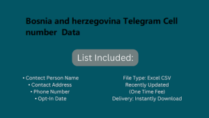 Bosnia and herzegovina Telegram Cell number Data