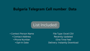 Bulgaria Telegram Cell number Data