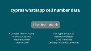 cyprus whatsapp cell number data​