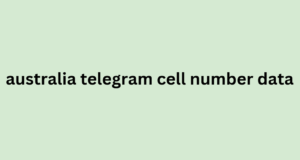 australia telegram cell number data