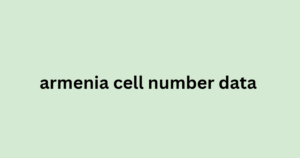 armenia cell number data​
