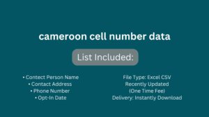 cameroon cell number data